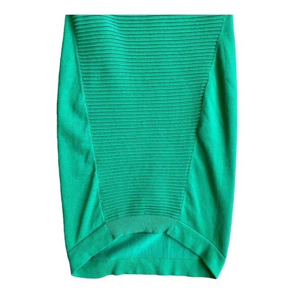 COPY - Karen Millen Womens Bodycon Knit Midi Dress Green Textured 3/4 Sleeve So… - Picture 4 of 11